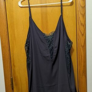 Torrid Black Lace Trim Camisole